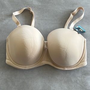 Wacoal convertible Tshirt bra with removable straps 36DDD